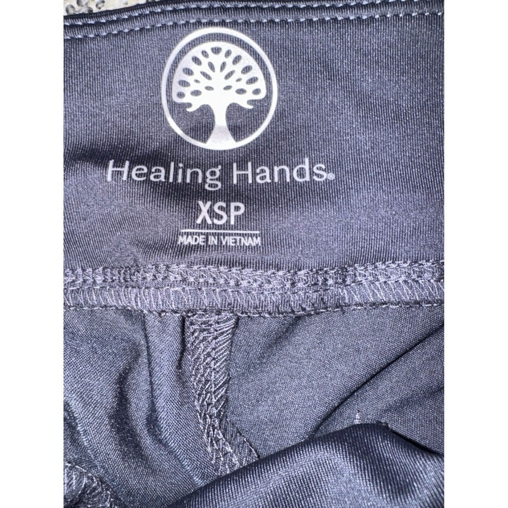 Healing Hands Purple Label Tori Scrub Pants XSP Petite gray NEW - Picture 3 of 6